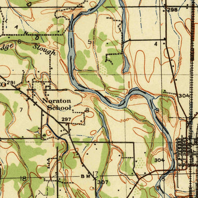 United States Geological Survey Halsey, OR (1941, 62500-Scale) digital map
