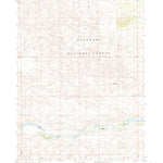 United States Geological Survey Halsey SW, NE (1986, 24000-Scale) digital map