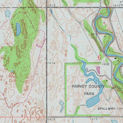 United States Geological Survey Halstead, KS (1959, 24000-Scale) digital map