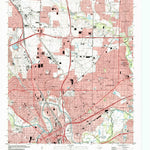 United States Geological Survey Haltom City, TX (1995, 24000-Scale) digital map