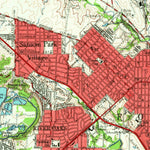 United States Geological Survey Haltown City, TX (1955, 62500-Scale) digital map