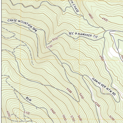 United States Geological Survey Hamaker Mountain, OR (2020, 24000-Scale) digital map