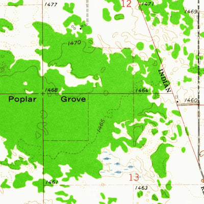 United States Geological Survey Hamar, ND (1962, 24000-Scale) digital map