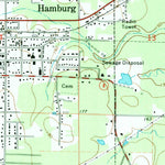 United States Geological Survey Hamburg, AR (1973, 24000-Scale) digital map