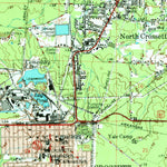 United States Geological Survey Hamburg, AR-LA (1978, 62500-Scale) digital map