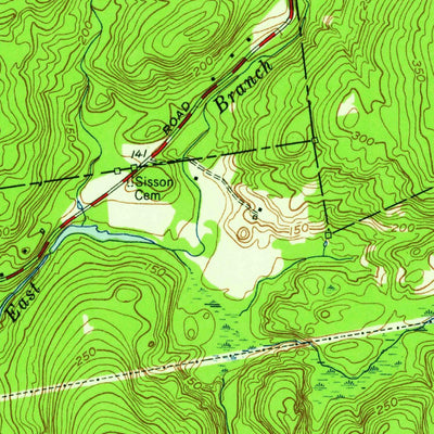 United States Geological Survey Hamburg, CT (1952, 24000-Scale) digital map