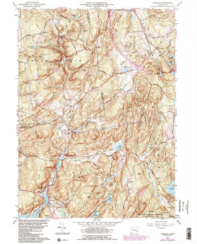 United States Geological Survey Hamburg, CT (1961, 24000-Scale) digital map