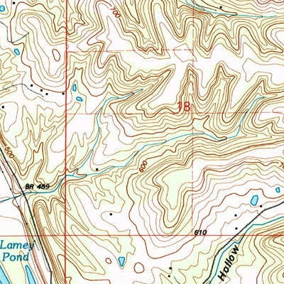 United States Geological Survey Hamburg, IL-MO (1993, 24000-Scale) digital map