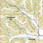 United States Geological Survey Hamburg, IL-MO (1993, 24000-Scale) digital map