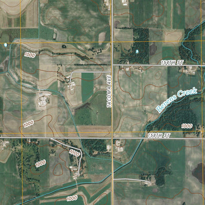 United States Geological Survey Hamburg, MN (2010, 24000-Scale) digital map