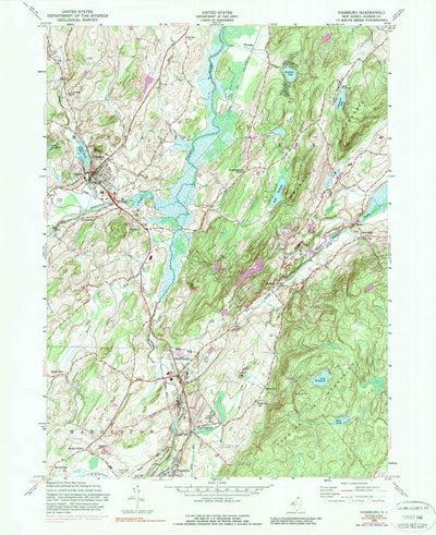 United States Geological Survey Hamburg, NJ (1954, 24000-Scale) digital map