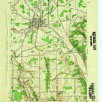 United States Geological Survey Hamburg, NY (1944, 31680-Scale) digital map