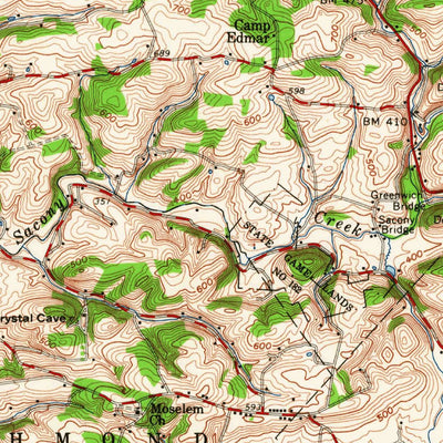 United States Geological Survey Hamburg, PA (1956, 62500-Scale) digital map