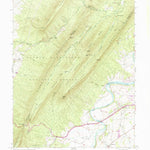 United States Geological Survey Hamburg, VA (1967, 24000-Scale) digital map