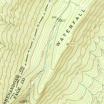 United States Geological Survey Hamburg, VA (1967, 24000-Scale) digital map