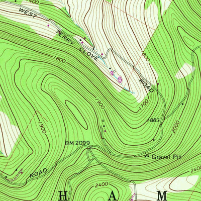 United States Geological Survey Hamden, NY (1982, 24000-Scale) digital map