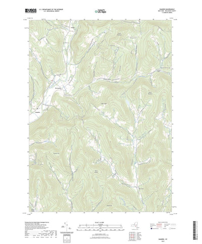 United States Geological Survey Hamden, NY (2023, 24000-Scale) digital map