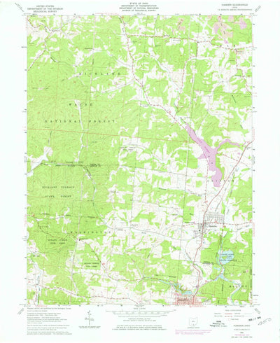 United States Geological Survey Hamden, OH (1961, 24000-Scale) digital map