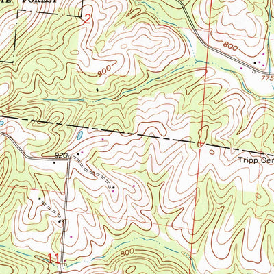 United States Geological Survey Hamden, OH (1992, 24000-Scale) digital map