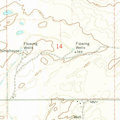 United States Geological Survey Hamer, ID (1964, 24000-Scale) digital map