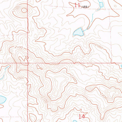 United States Geological Survey Hamill, SD (1971, 24000-Scale) digital map