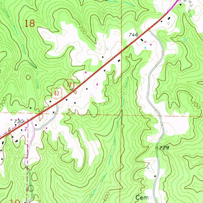 United States Geological Survey Hamilton, AL (1967, 24000-Scale) digital map