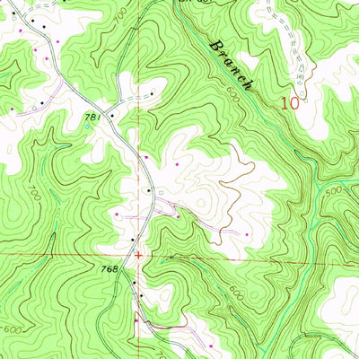 United States Geological Survey Hamilton, AL (1967, 24000-Scale) digital map