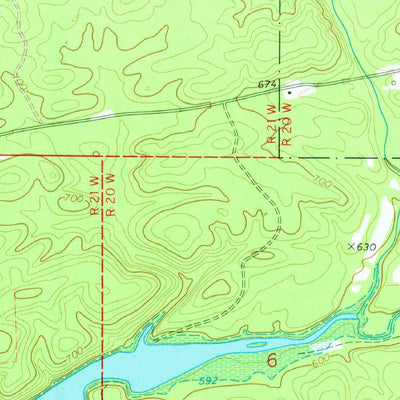 United States Geological Survey Hamilton, AR (1972, 24000-Scale) digital map