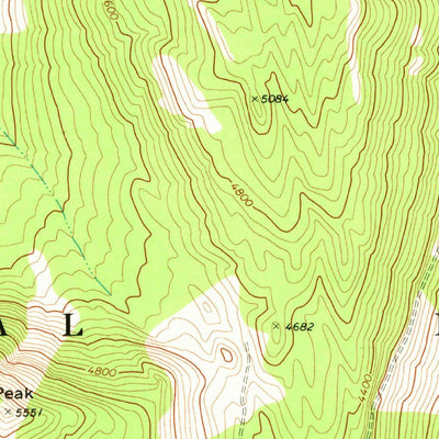 United States Geological Survey Hamilton Buttes, WA (1970, 24000-Scale) digital map