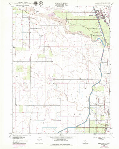 United States Geological Survey Hamilton City, CA (1949, 24000-Scale) digital map