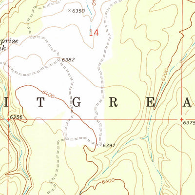 United States Geological Survey Hamilton Crossing, AZ (1970, 24000-Scale) digital map