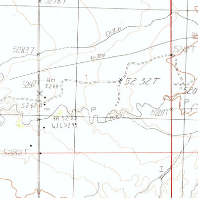 United States Geological Survey Hamilton Dome, WY (1985, 24000-Scale) digital map