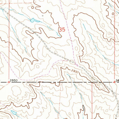 United States Geological Survey Hamilton Draw, MT (1972, 24000-Scale) digital map