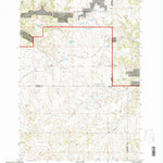 United States Geological Survey Hamilton Draw, MT (1995, 24000-Scale) digital map