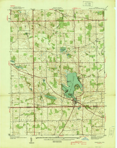 United States Geological Survey Hamilton, IN (1939, 24000-Scale) digital map