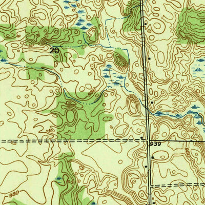 United States Geological Survey Hamilton, IN (1939, 24000-Scale) digital map