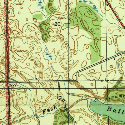 United States Geological Survey Hamilton, IN (1939, 24000-Scale) digital map