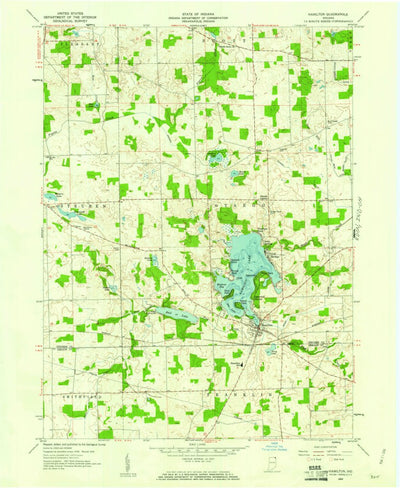 United States Geological Survey Hamilton, IN (1959, 24000-Scale) digital map