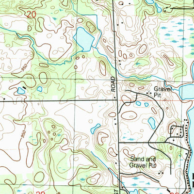 United States Geological Survey Hamilton, IN (1992, 24000-Scale) digital map