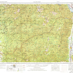 United States Geological Survey Hamilton, MT-ID (1956, 250000-Scale) digital map