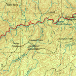 United States Geological Survey Hamilton, MT-ID (1956, 250000-Scale) digital map