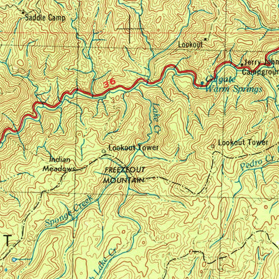 United States Geological Survey Hamilton, MT-ID (1956, 250000-Scale) digital map