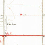 United States Geological Survey Hamilton, ND (1971, 24000-Scale) digital map