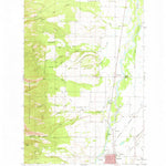 United States Geological Survey Hamilton North, MT (1967, 24000-Scale) digital map