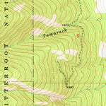 United States Geological Survey Hamilton North, MT (1967, 24000-Scale) digital map