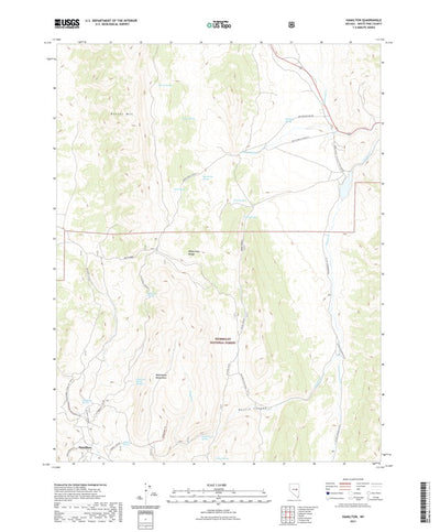 United States Geological Survey Hamilton, NV (2021, 24000-Scale) digital map