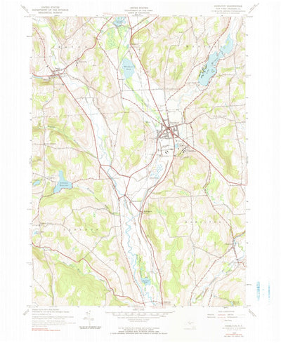 United States Geological Survey Hamilton, NY (1943, 24000-Scale) digital map