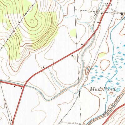 United States Geological Survey Hamilton, NY (1943, 24000-Scale) digital map