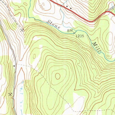 United States Geological Survey Hamilton, NY (1943, 24000-Scale) digital map