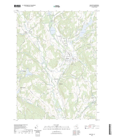 United States Geological Survey Hamilton, NY (2023, 24000-Scale) digital map